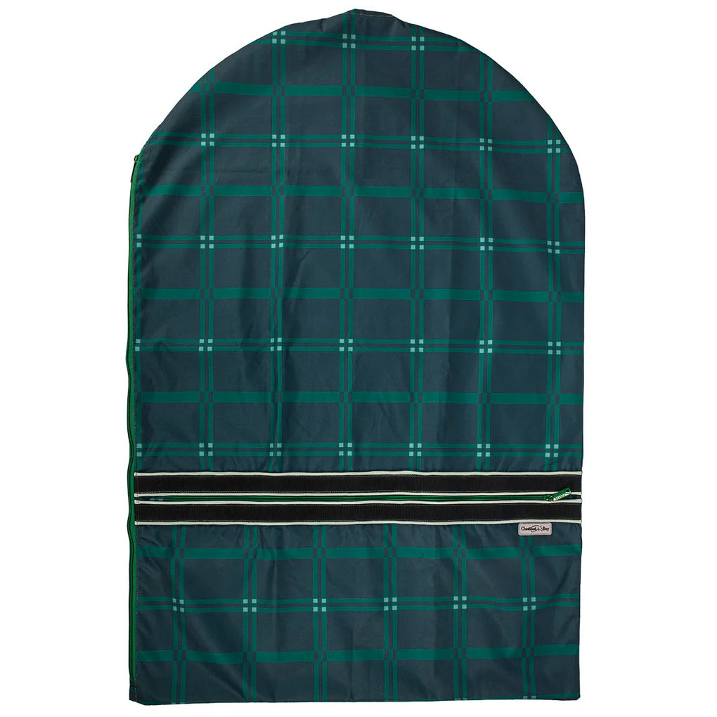 Chestnut Bay Garment Bag - Hunter Plaid