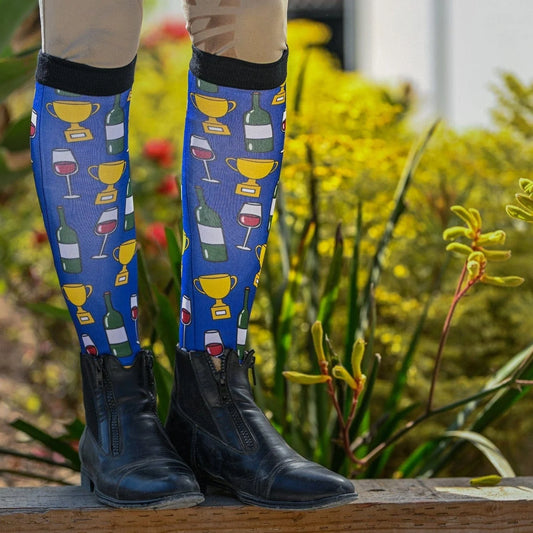 Dreamers & Schemers Boot Socks - Cloud Wine