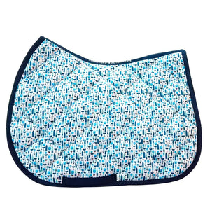 Dreamers and Schemers Saddle Pad - Wine Time