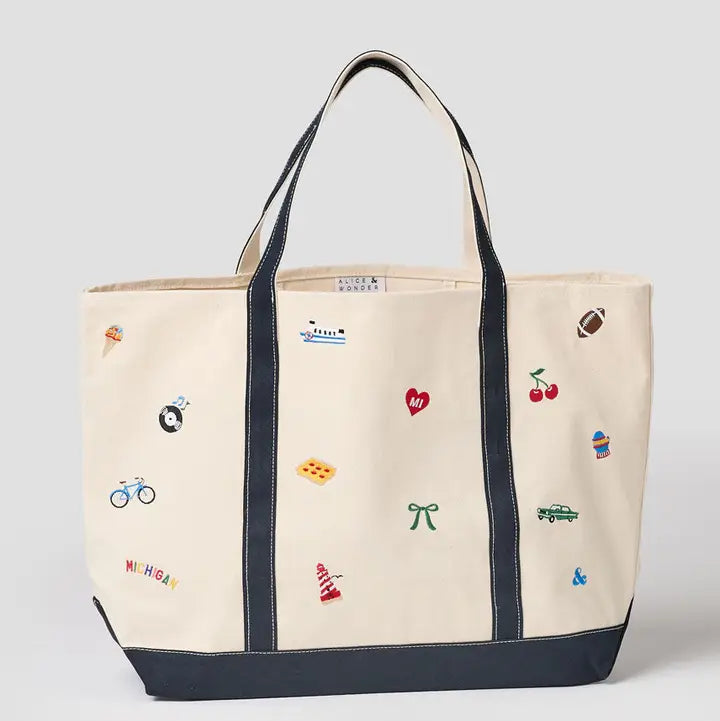 Michigan Icon Tote - Large
