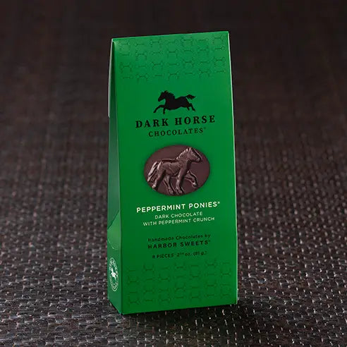 Dark Chocolate Peppermint Ponies