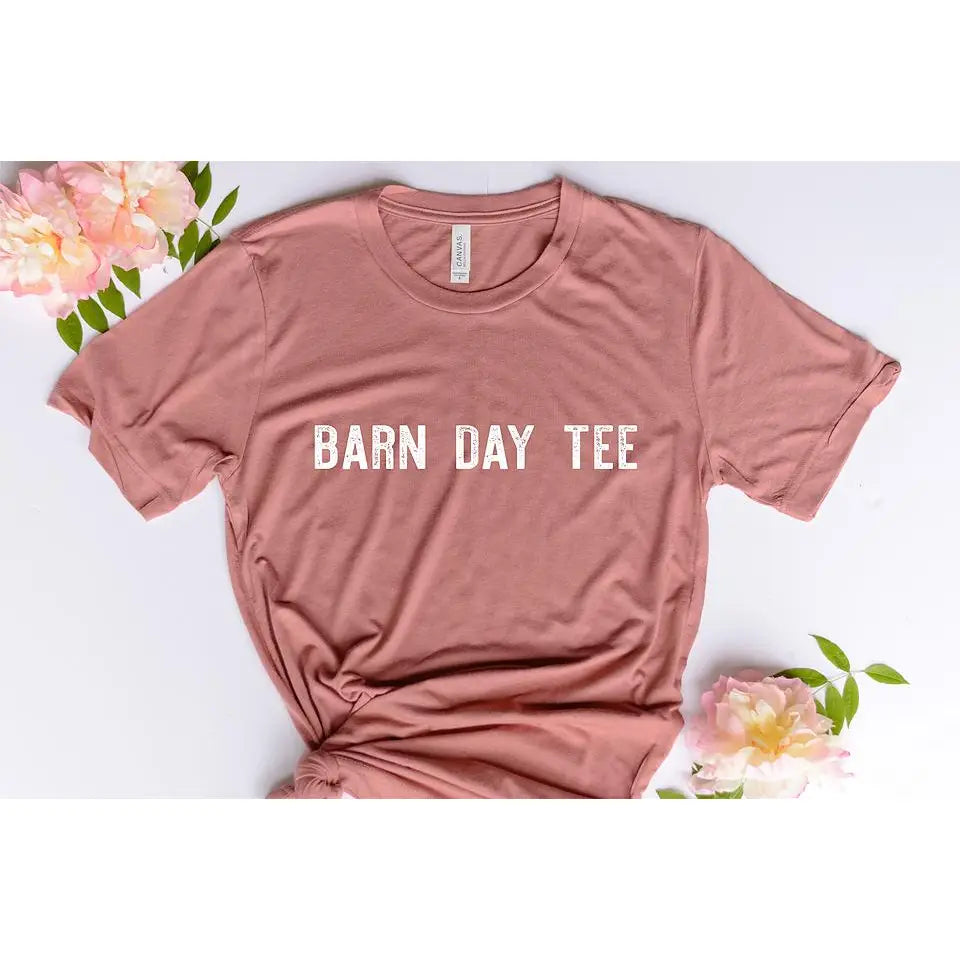 Youth Barn Day Tee - Dusty Rose