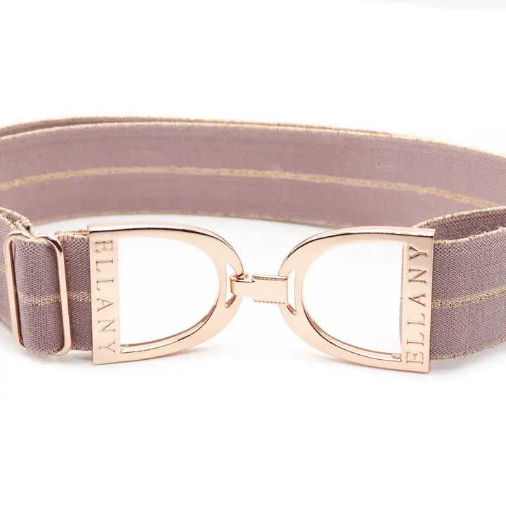 1.5" Ellany Belt- Lilac Kaylie with Rose Gold Stirrup