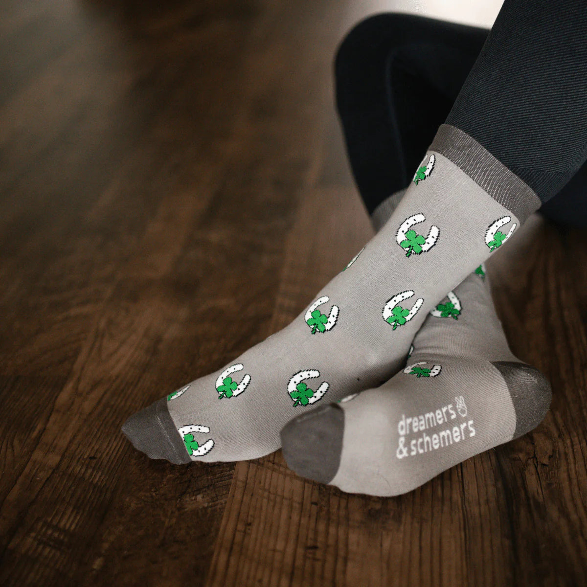 Dreamers and Schemers Crew Socks - Good Luck