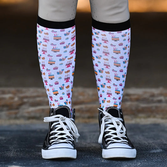 Dreamers & Schemers Boot Socks - Happy Birthday