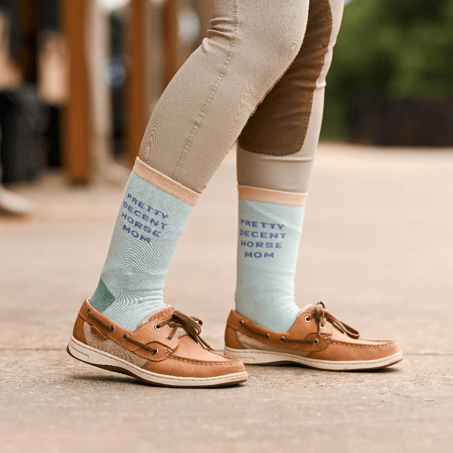 Dreamers & Schemers Horse Mom Crew Socks