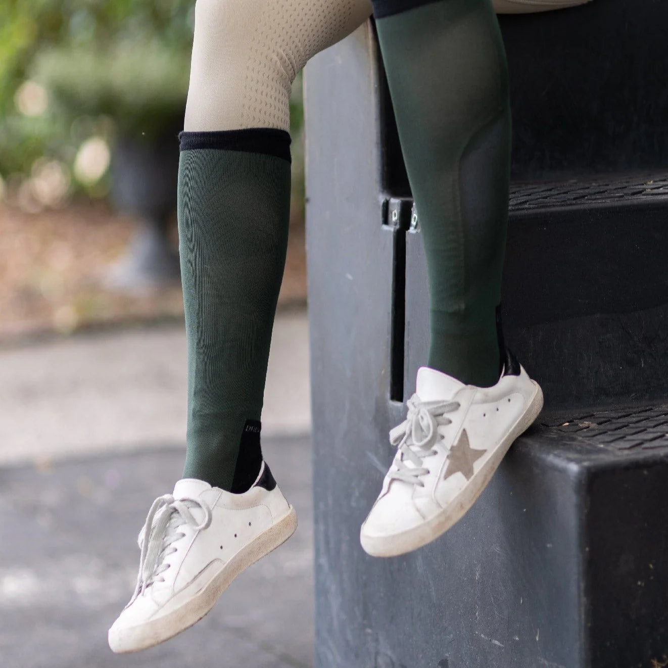 Dreamers & Schemers Pair & A Spare Boot Socks - Simple Solids Green