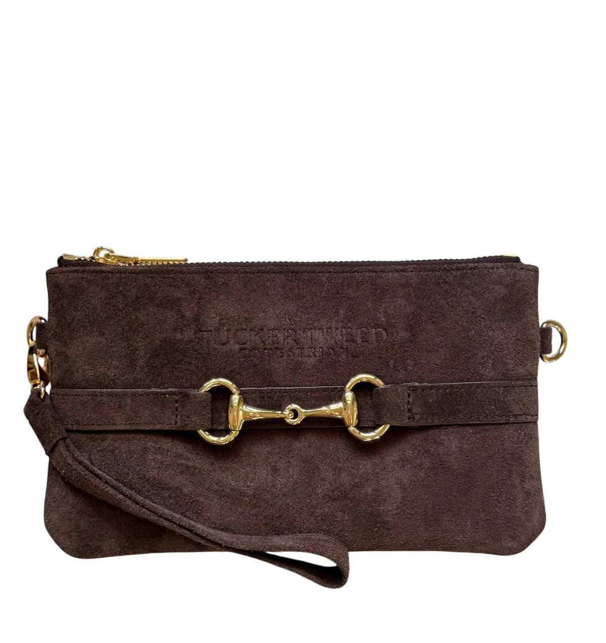 Wellington Wristlet Suede- Espresso