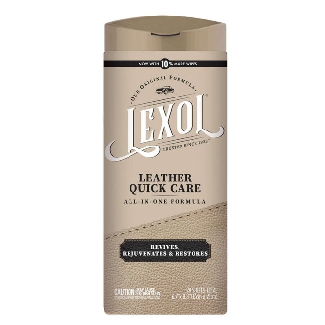 Lexol Leather Quick Care All-in-One Wipes