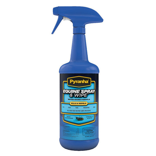 Pyranha Equine Spray & Wipe - Water Based