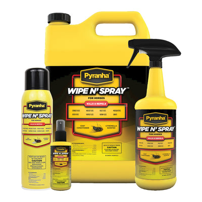 Pyranha Wipe N Spray Fly Spray