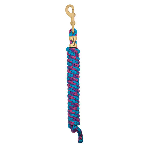Weaver 10' Poly Lead Rope - Hurricane Blue/ Pink/ Purple