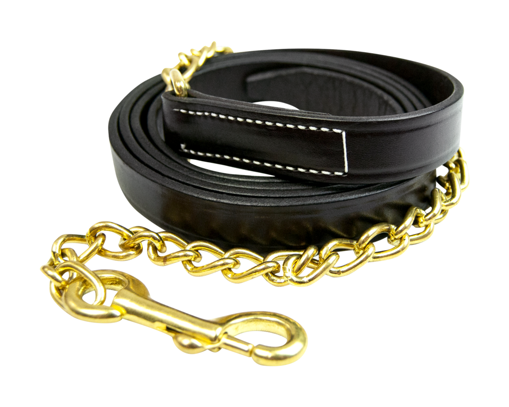 Walsh Leather Lead with 24" Chain
