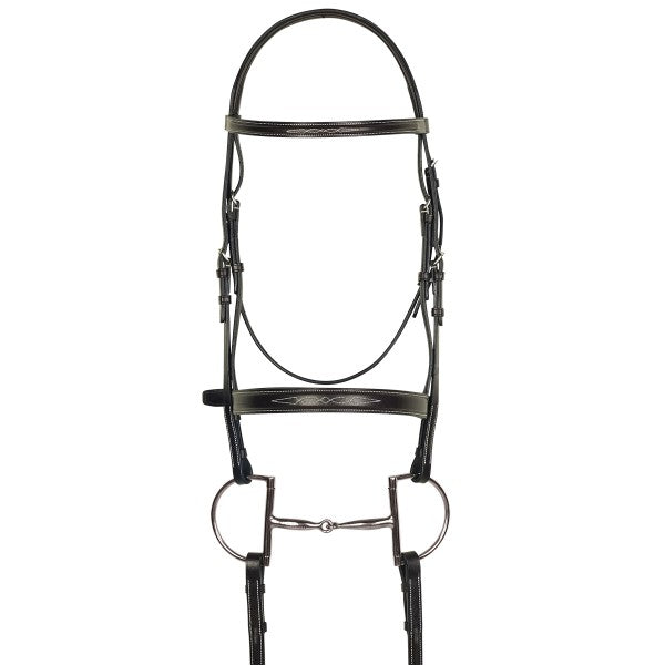 Harmohn Kraft Aramas 1" Fancy Stitched Hunter Bridle