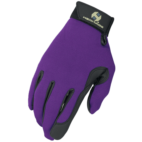 Heritage Performance Gloves - Purple