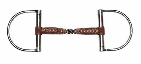Metalab Leather Dee Pinchless Snaffle Bit