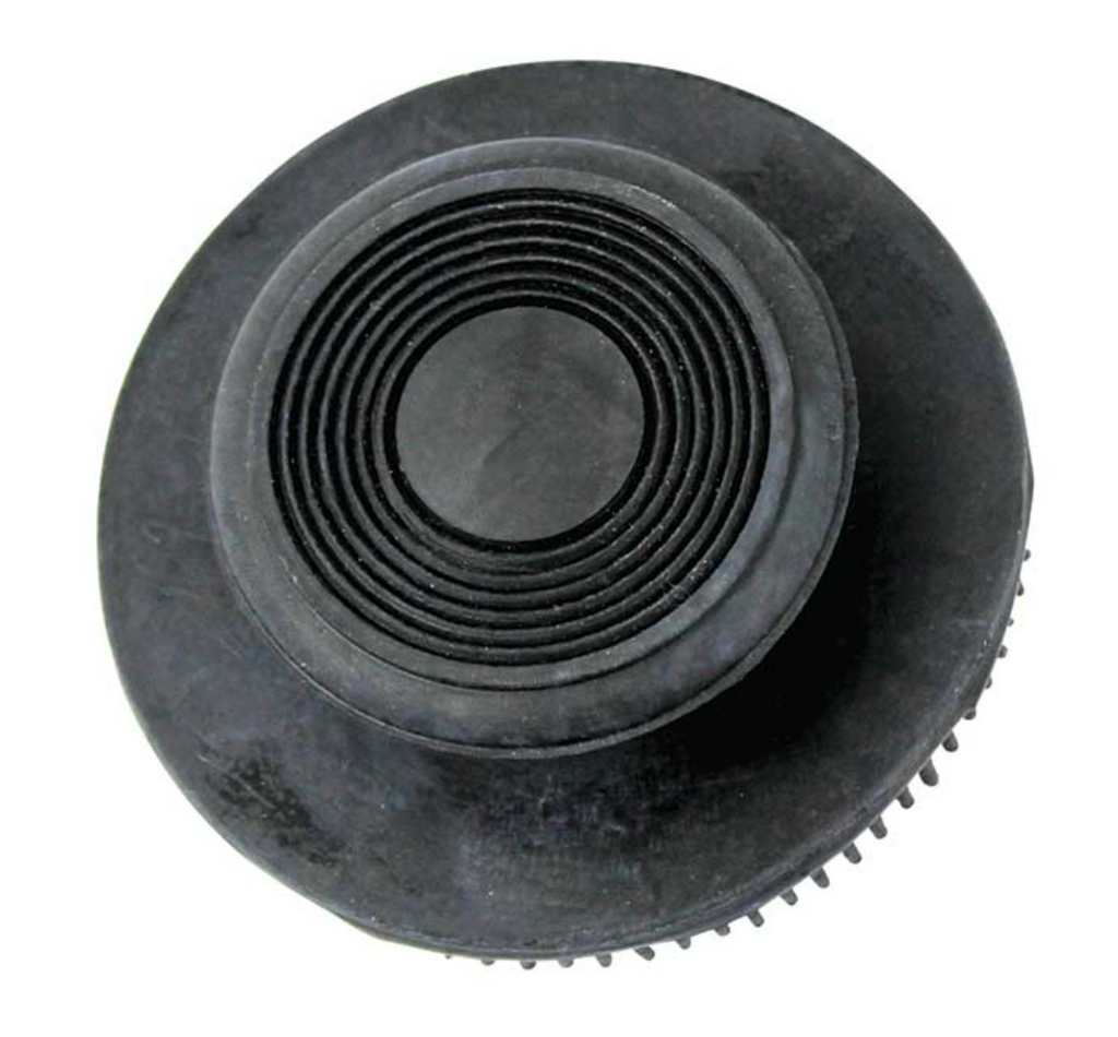 Small Round Soft Rubber Facial Curry Comb