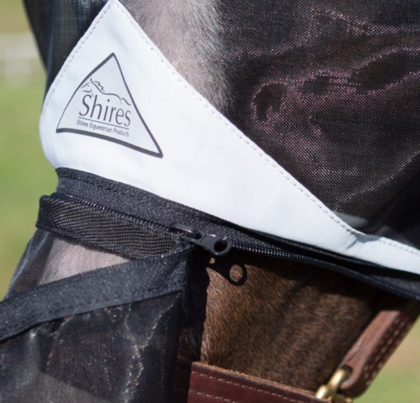 Shires Fine Mesh Fly Mask with Removable Nose