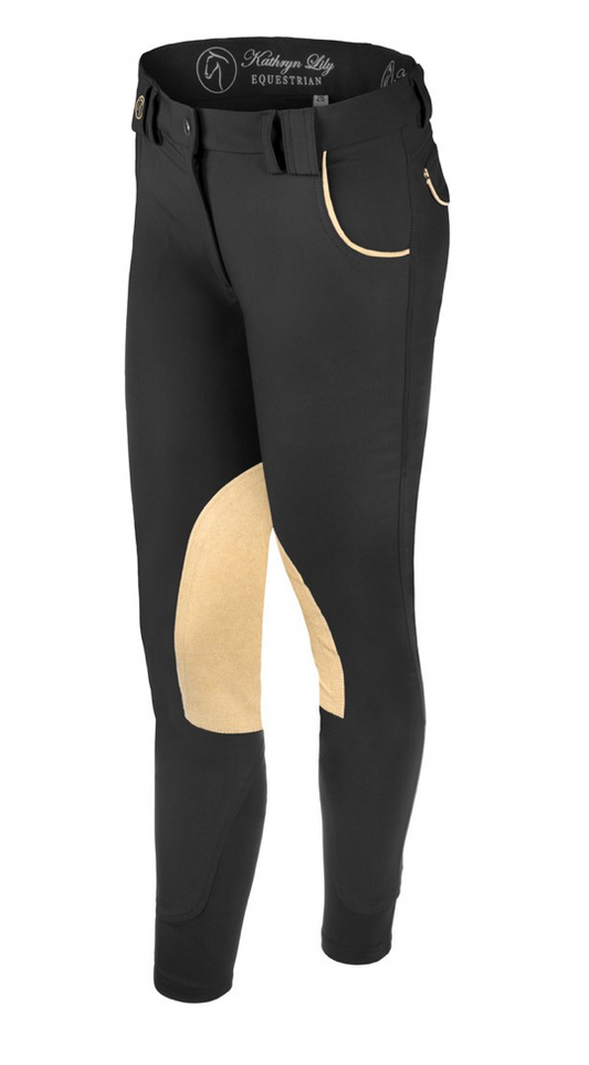 Kathryn Lily Kid's Capital Breeches - Black