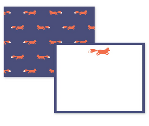 Boutique Fox Boxed Flat Cards