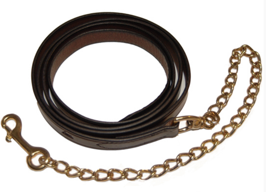 Tory Leather Lead With 24" Chain