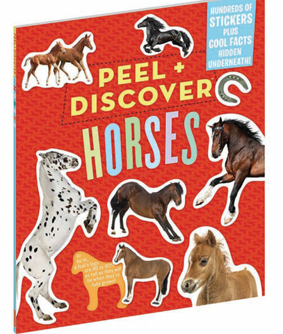 Peel & Discover Horses Book