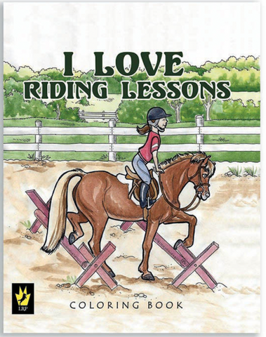 I Love Riding Lessons Coloring Book