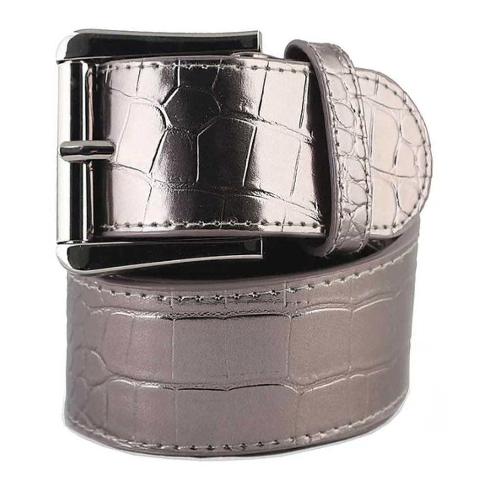 GhoDho Cruelty Free Belts - Pewter