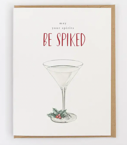 Be Spiked Holiday Greeting Card