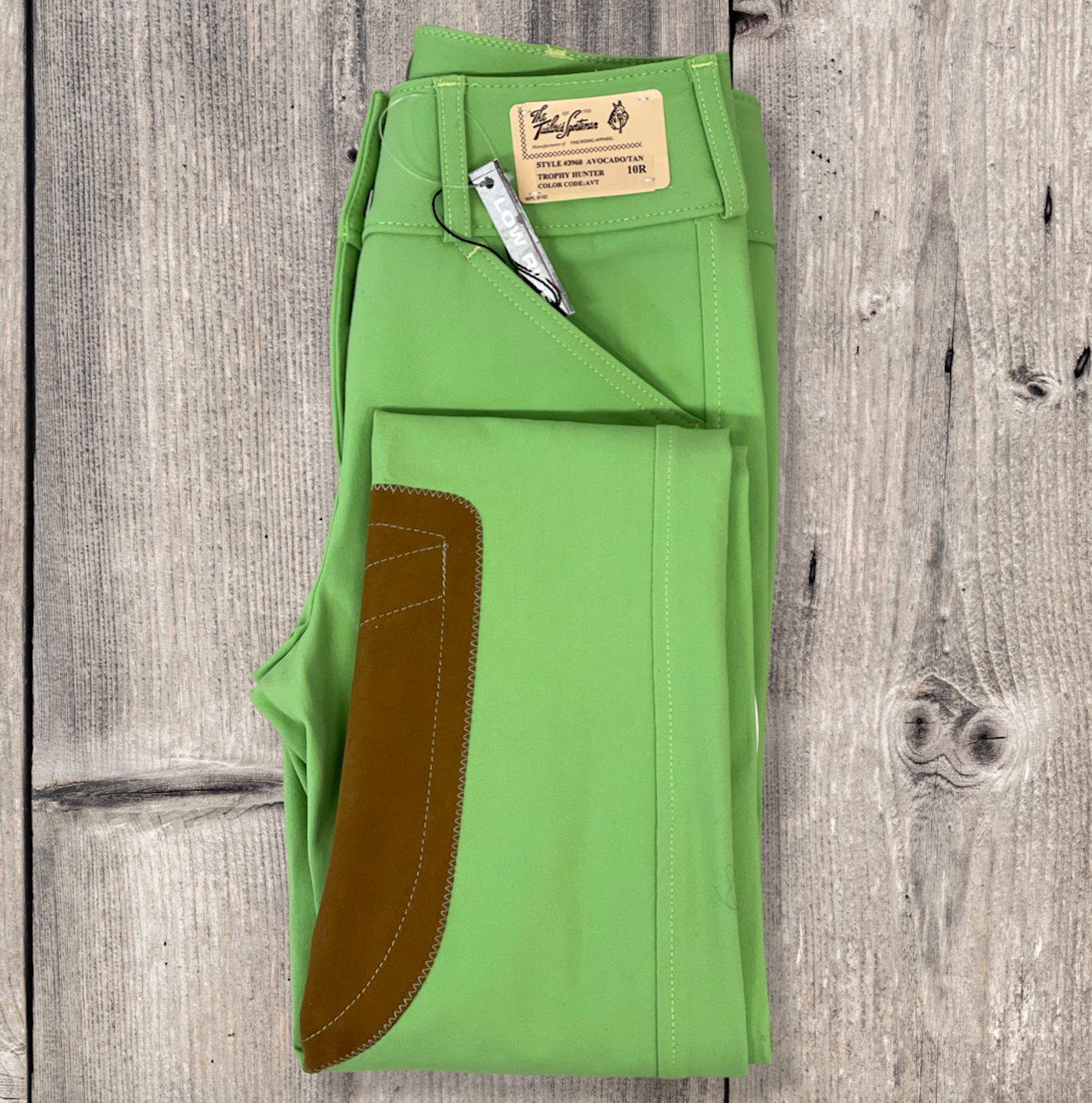 Tailored Sportsman Girl's Low Rise Breeches - Avocado