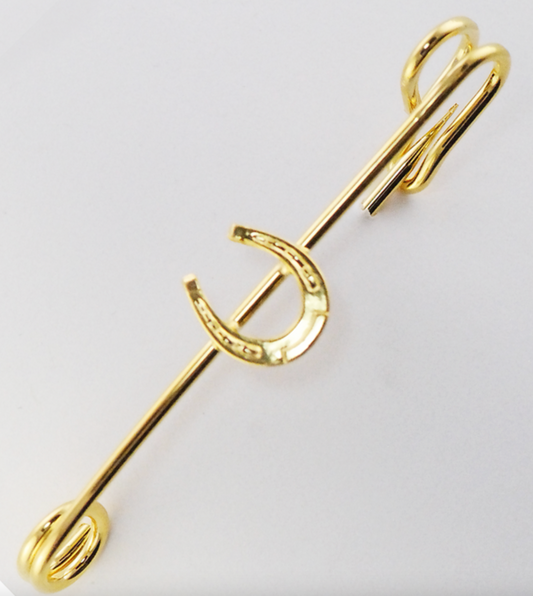 Stock Pin - Gold Horse Shoe