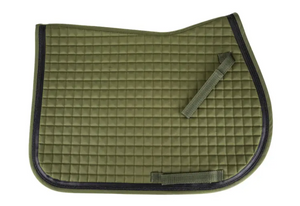 Equine Couture Matte All Purpose Saddle Pad - Olive