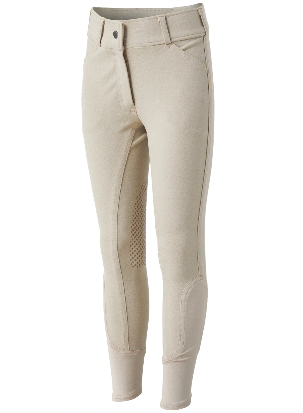 RH Equestrian Ladies Tan Knee Patch Breeches