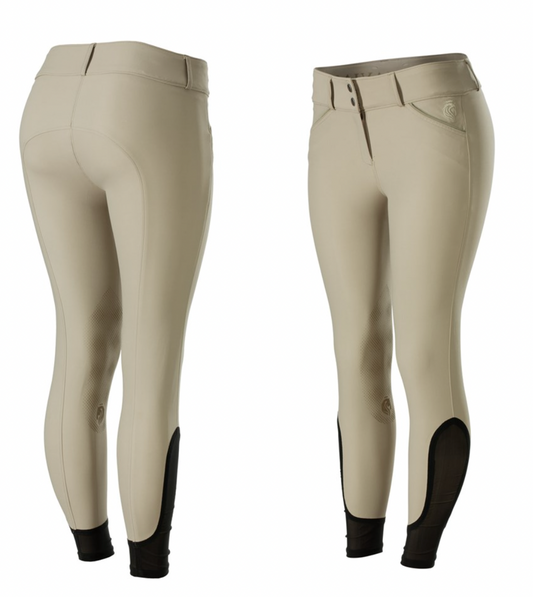 Equinavia Maud Womens Knee Patch Breeches - Tan