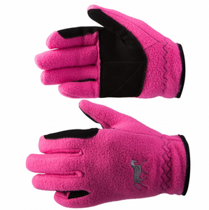 Horze Kid's Fleece Gloves - Pink