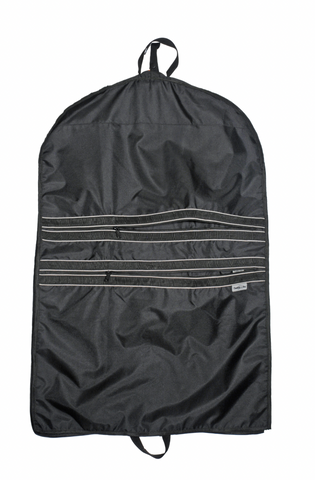 Chestnut Bay 3" Gusset Garment Bag - Black