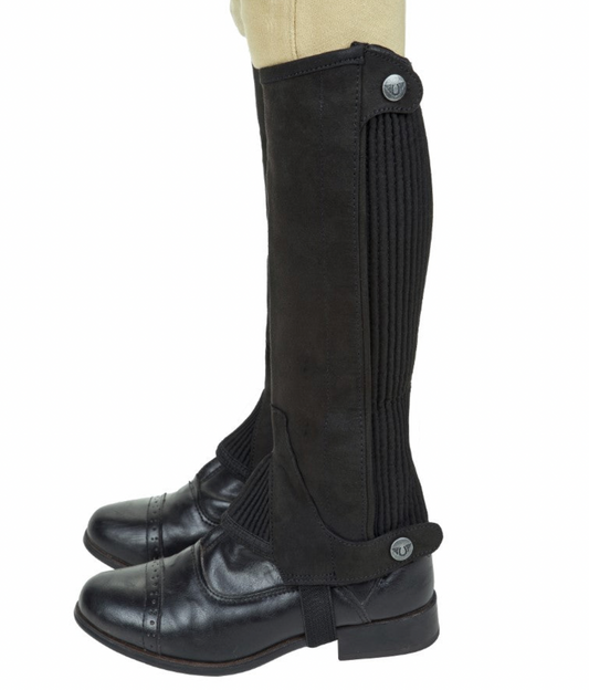 Tuffrider Children's Saratoga Synthetic Half Chaps