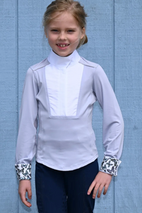 Chestnut Bay SkyCool Liberty Youth Show Shirt - Wisteria