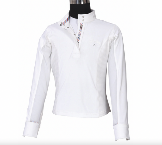 Equine Couture Children's Cara Long Sleeve Show Shirt