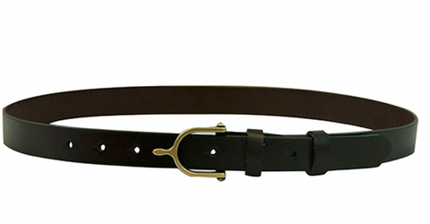 O'Connell's Braided Saddle Leather Belt - Black - Men's Clothing,  Traditional Natural shouldered clothing, preppy apparel