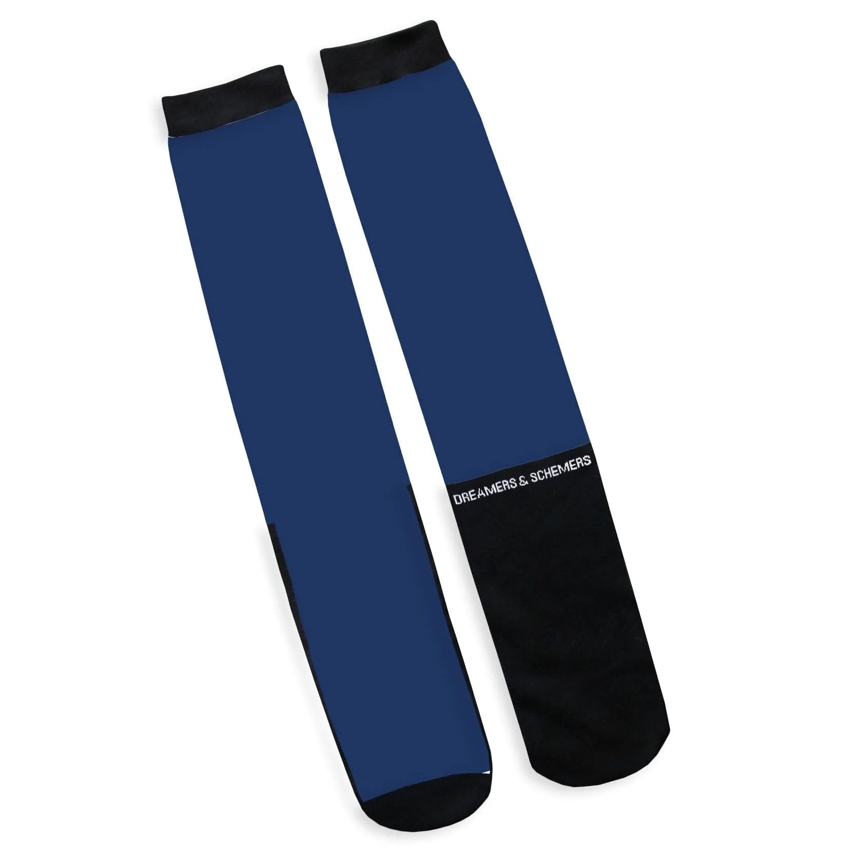 Dreamers & Schemers Boot Socks - Simple Solids Navy